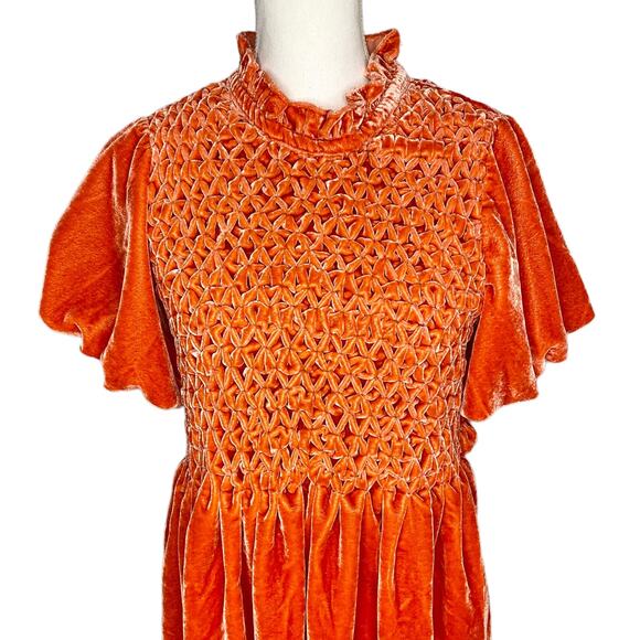 Free People Gumdrop Minidress in Orange Women's Size Small - Picture 5 of 11